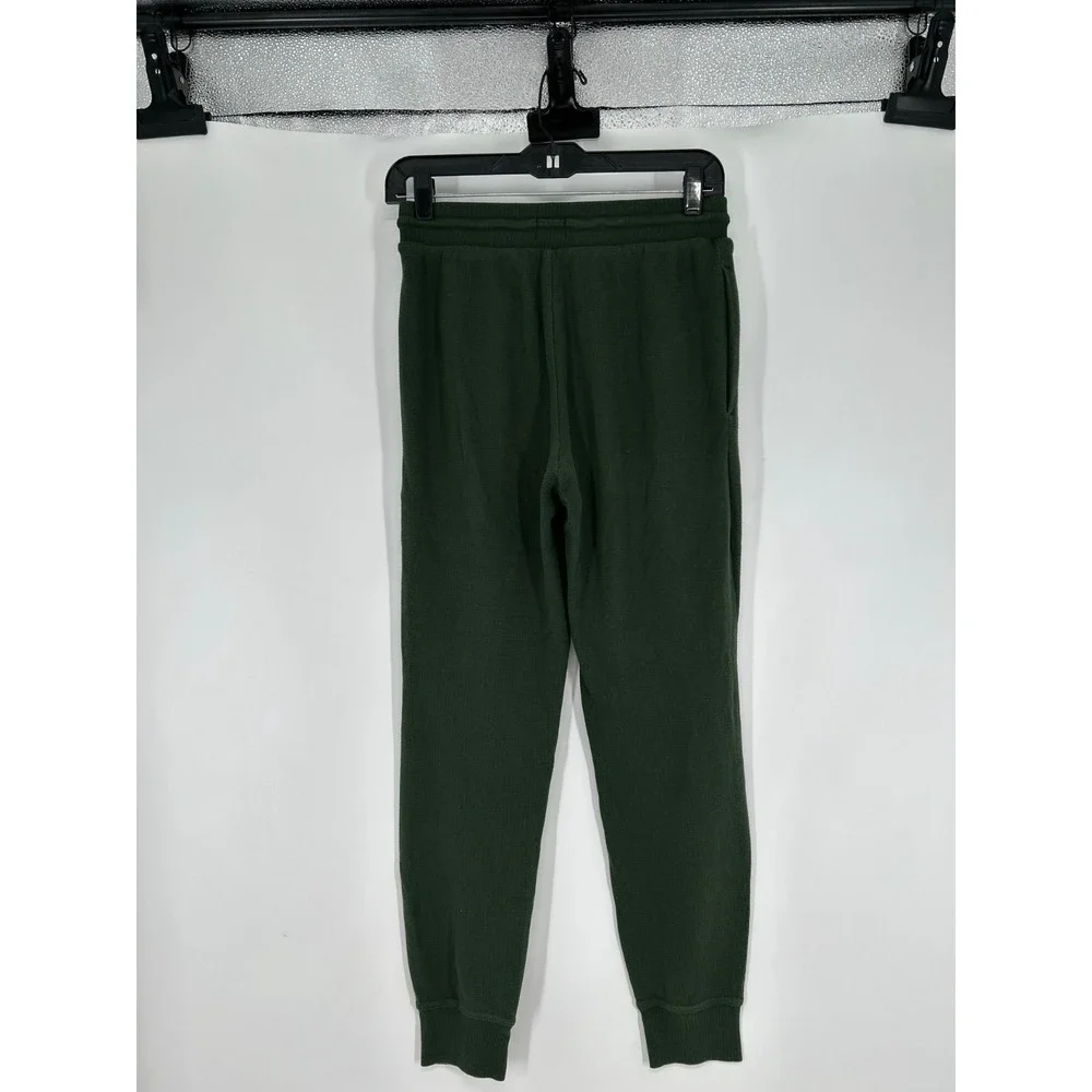 Aritzia Sunday‎ Best Joggers Sweatpants Pants Small Thermal Waffle Knit Tapered
